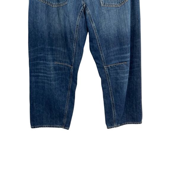 Madewell The Petite Darted Barrel-Leg Jean Softdrape Edition Leeds Wash Size 31P - Picture 9 of 13